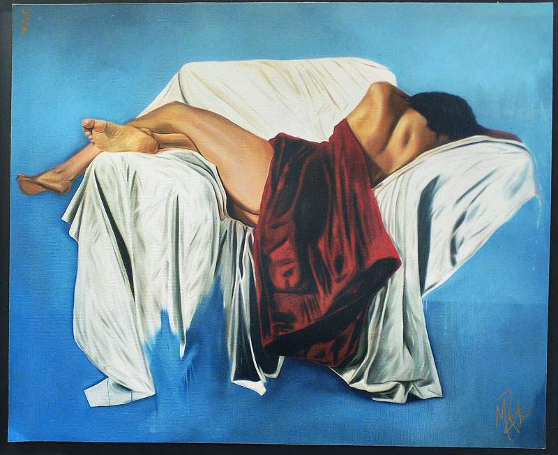 Obra "Venus recostada" - Marco Zamudio