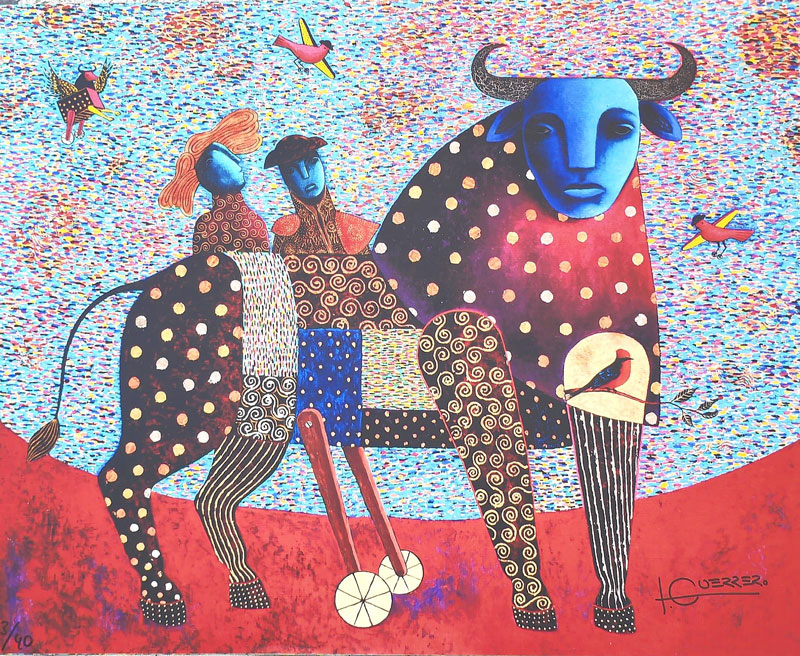Obra Toro bravo con traje de luces - Ignacio Guerrero